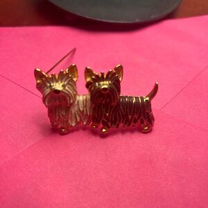 Yorkie Dog Brooch